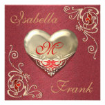 Valentines Wedding Invitation with Gorgeous Heart