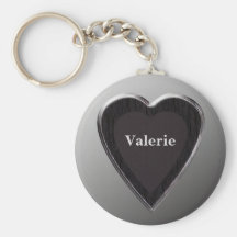 Valerie Heart Keychain by 369MyName