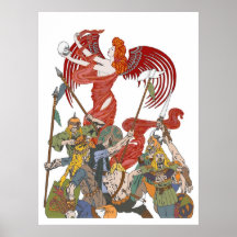 Valkyrie Fire Poster