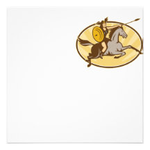 Valkyrie Riding Horse Retro Custom Invite