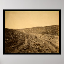Vallée de l'ombre de la mort 1855 affiches