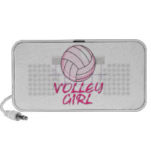 valley volley girl volleyball design mini speakers