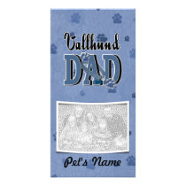 Vallhund DAD Custom Photo Card