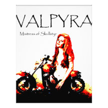 Valpyra & The Grim Reaper Hog by Valpyra Letterhead Template