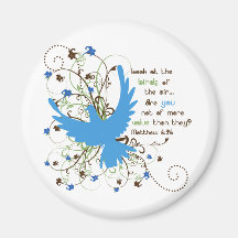Value of Birds Fridge Magnet