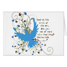 Value of Birds Greeting Card