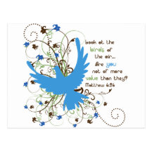 Value of Birds Postcards