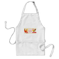 ValxArt 1957 2017 zodiac fire rooster Aquarius Apron