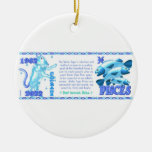 Valxart 1962 2022 Zodiac WaterTiger born Pisces Ornament