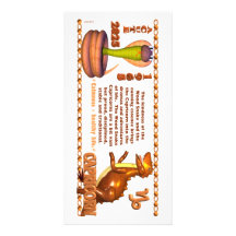 Valxart 1965 2025 Wood Snake zodiac Capricprn Photo Card