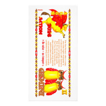 Valxart 1966 2026 Fire Horse zodiac Gemini Personalized Photo Card