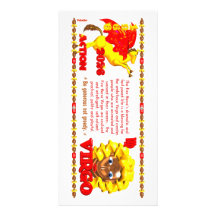 Valxart 1966 2026 Fire Horse zodiac Virgo Personalized Photo Card