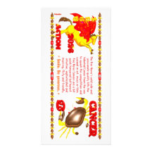 Valxart 1966 2026 Fire Sheep zodiac Cancer Personalized Photo Card