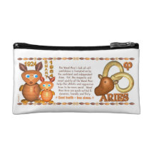 Valxart 1984 2044 WoodRat zodiac born Aries Makeup Bag