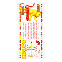 Valxart 1986 2046 FireTiger zodiac  Sagittarius Photo Cards
