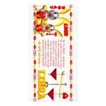 Valxart 1987 2047 FireRabbit zodiac Libra Photo Greeting Card