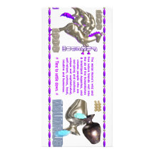 Valxart 1990 2050 MetalHorse zodiac Aquarius Photo Card Template