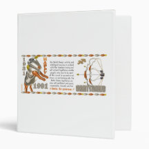 Valxart 1991 2051 MetalSheep zodiac  Sagittarius 3 Ring Binder