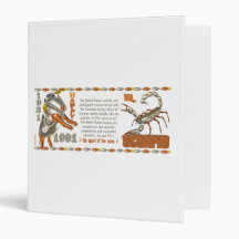 Valxart 1991 2051 MetalSheep zodiac Scorpio Vinyl Binders
