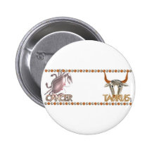 Valxart Cancer Taurus zodiac friendship Pinback Button
