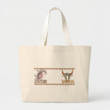 Valxart Cancer Taurus zodiac friendship Canvas Bag