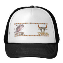 Valxart Cancer Taurus zodiac friendship Mesh Hats