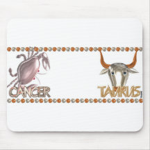 Valxart Cancer Taurus zodiac friendship Mousepad