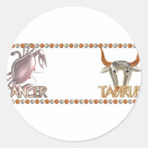 Valxart Cancer Taurus zodiac friendship Stickers