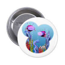 Valxart FUDEBOT healthy eating Pinback Button