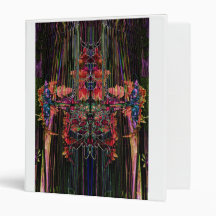 Valxart Harp Strings abstract Vinyl Binder