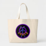 Valxart Peace man is funnier than war Canvas Bag