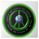 Valxart Peace on Earth  Go Green on 100+ products Ceramic Tile