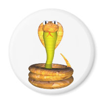 Valxart wood cobra friendship gifts fridge magnet