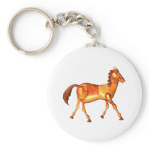 Valxart wood horse zodiac design key chains