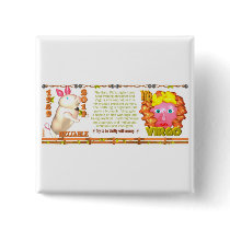 ValxArt Zodiac Earth Pig Virgo born 1959 2019 Button