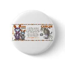 ValxArt Zodiac metal rat Cancer born 1960 2020 Button