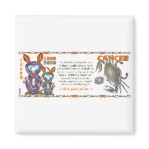 ValxArt Zodiac metal rat Cancer born 1960 2020 Fridge Magnet