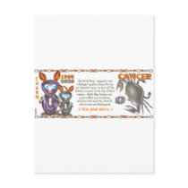 ValxArt Zodiac metal rat Cancer born 1960 2020 Post Card