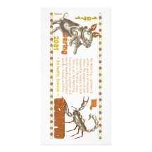 Valxart's 1971 2031 MetalPig zodiac born Scorpio Picture Card
