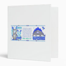 Valxart's 1972 2032 WaterRat zodiac born Capricorn Vinyl Binder