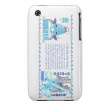 Valxart's 1973 2033 Zodiac WaterBull born Taurus iPhone 3 Case
