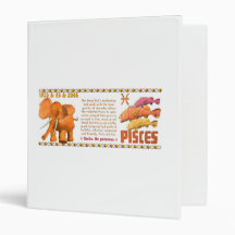 Valxart's 1985 zodiac wood bull born Pisces Binder