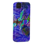 Valxart's Purple peaks iphone barelythere case iPhone 4 Case