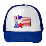ValxArt's USA red ,white and blue stars Hat
