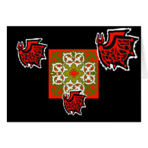 Vamp Bat - Greeting Card