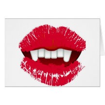 VAMP LIPS PRINT CARDS