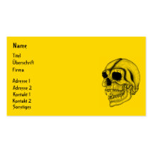 Vampir Skull Visitenkarte