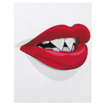 Vampira Mouth Custom Flyer