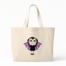 Vampire Angel Girl Tribal Wings Canvas Bags