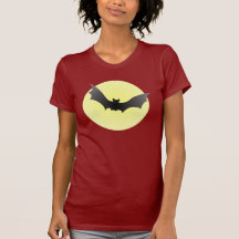 Vampire Bat Halloween T-Shirt (Red)